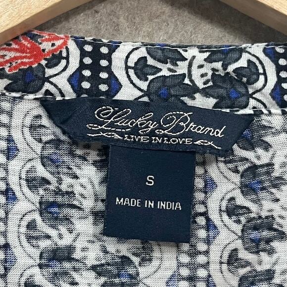 Lucky Brand Multicolor Women's V Neck Tank Size Small - Picture 3 of 5